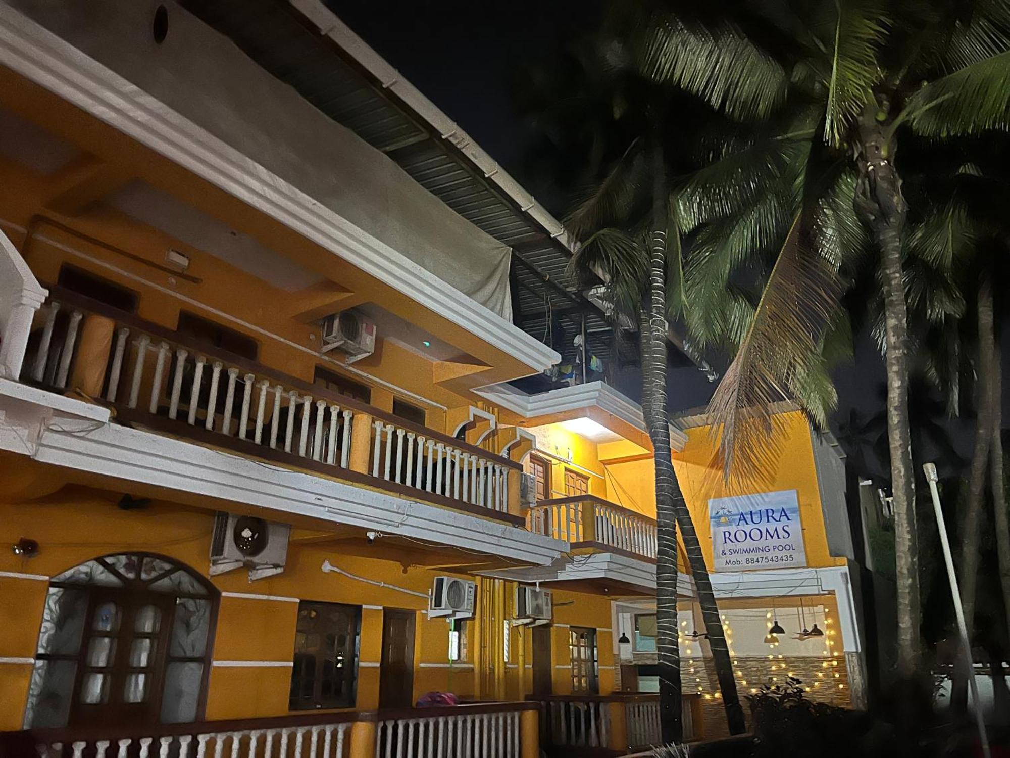 Aura Rooms & Swimming Pool, Calangute Exteriör bild